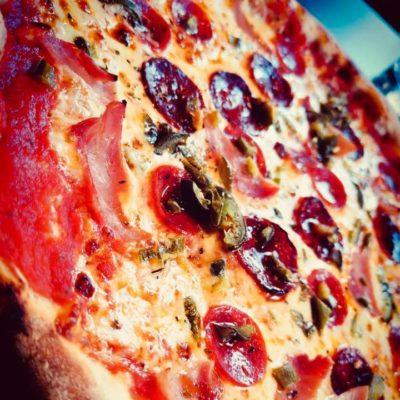 Pizza On The Square Logo